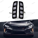 honda civic x front drl type r