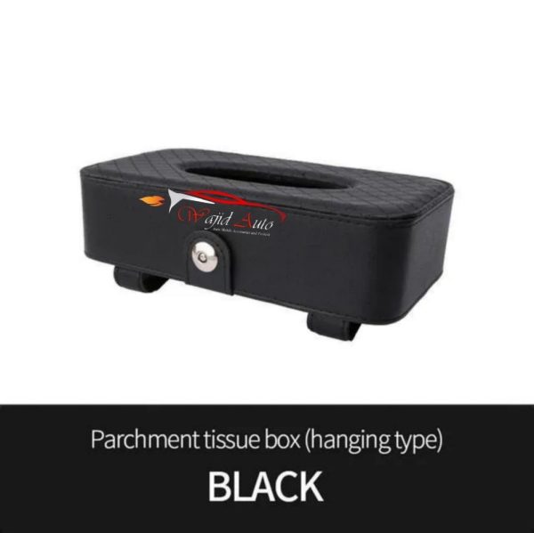 leather tissue box diamond style headrest fitting