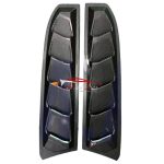 Honda civic x rear window louver in carbon fiber