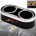 Dual cup holder dashboard fitting