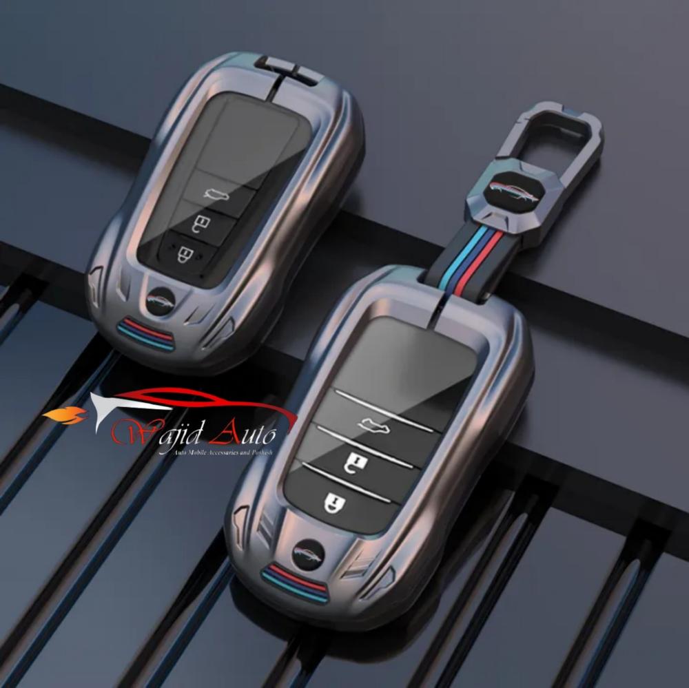 Zinc metal key case car style