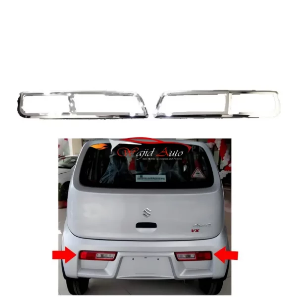 Rear lamp tail lamp chrome trim alto 660cc 2019,2020,2021,2022,2023,2024,2025