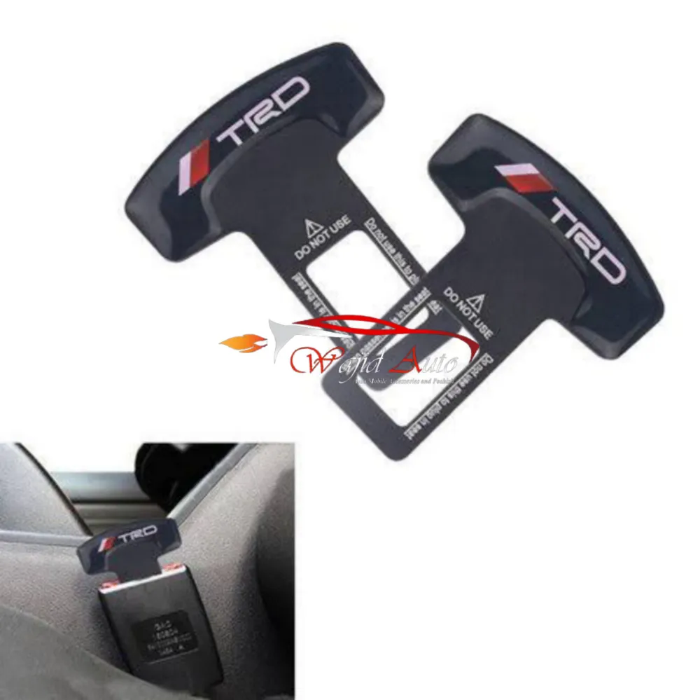 car seat belt clip trd logo