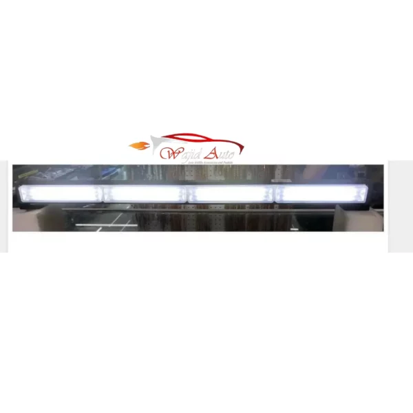 Strobe flasher light 8 bar white, red, blue