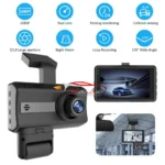 Dual lens car dvr camera