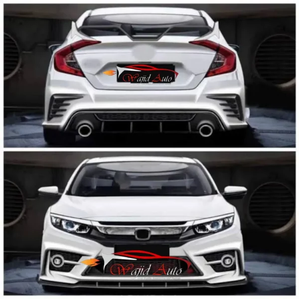 Fc 450 bodykit front and back For Honda civic x 2016,2017,2018,2019,2020,2021