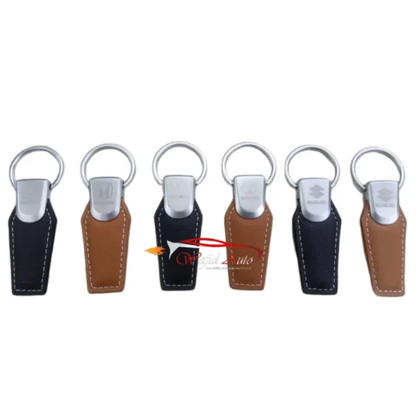 Leather keychains elegant design Mix