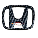 Steering logo honda carbon