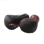 TRD leather gear knob red stitch