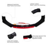 Red Line Car Front Bumper Splitter