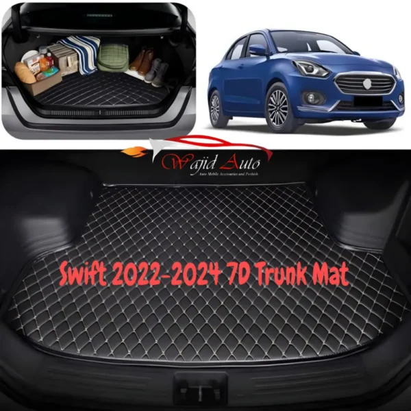 SWIFT 2022-2024 7D TRUNK MAT