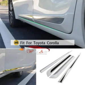 Toyota Corolla Door Molding Prado Style White