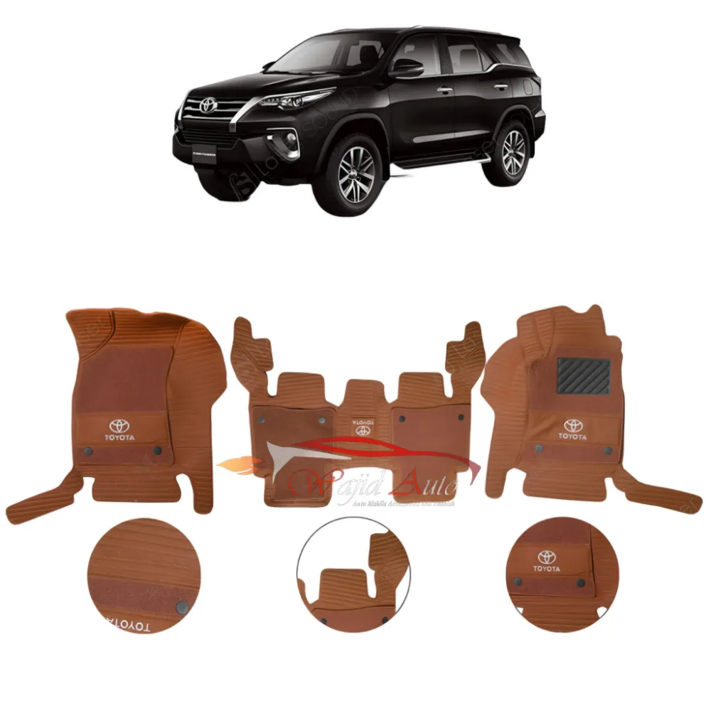 Toyota Fortuner Floor mats 9D luxury