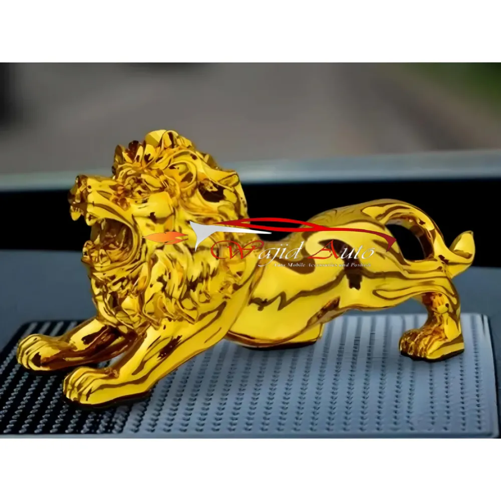 Golden lion for decoration home and car