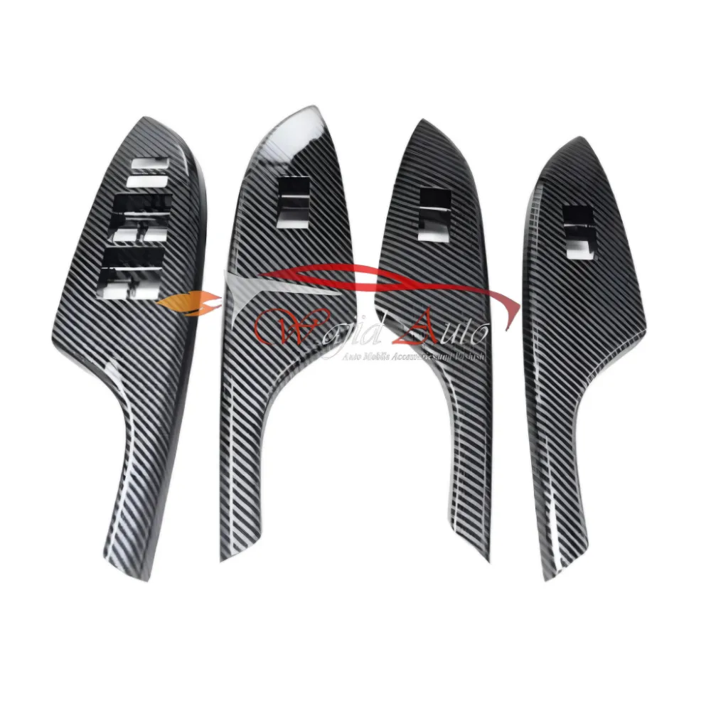 Corolla 2009 power window plates carbon fiber