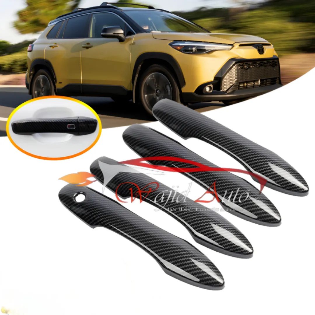 Door handle cover carbon toyota cross