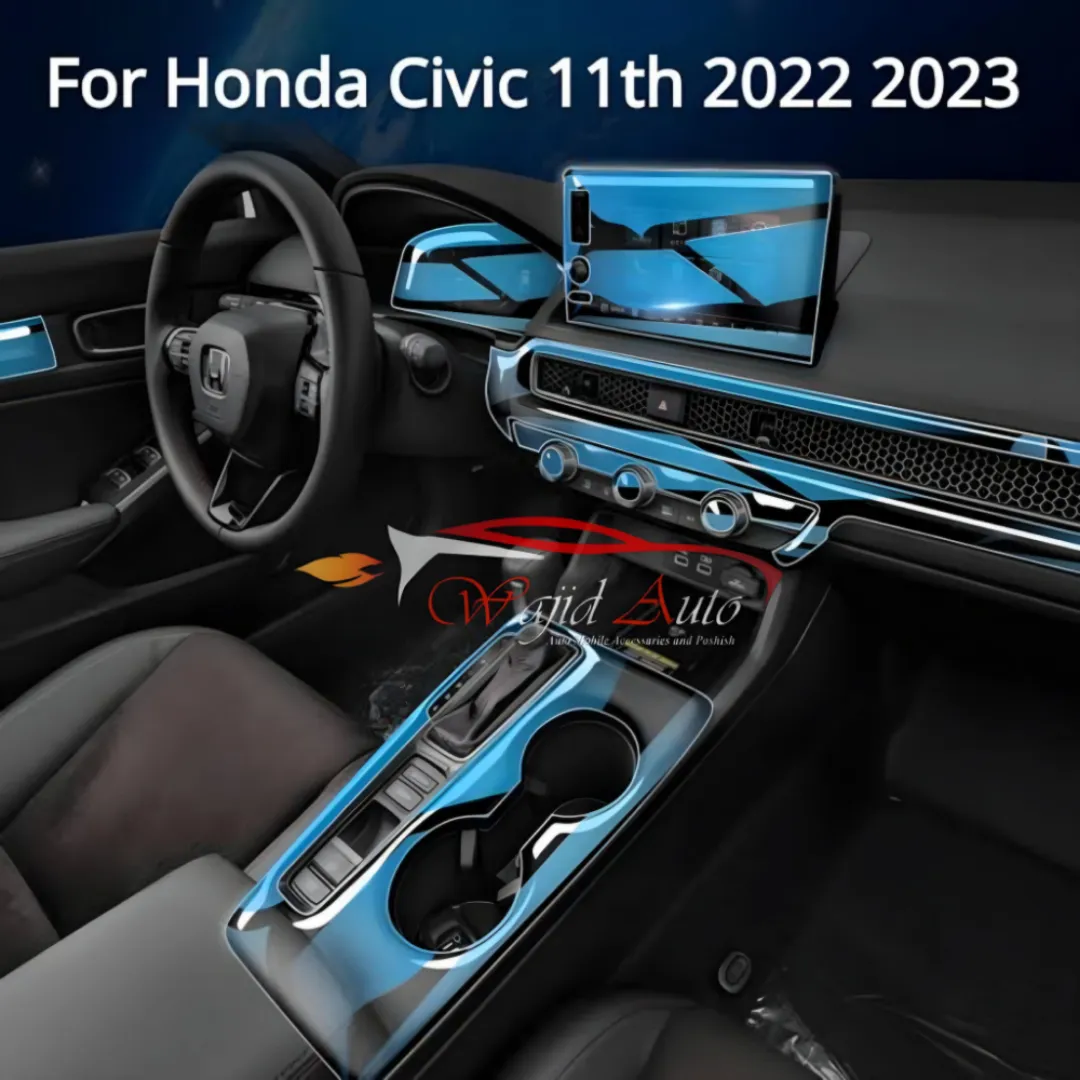 Honda Civic 2022 11th generation interior ppf