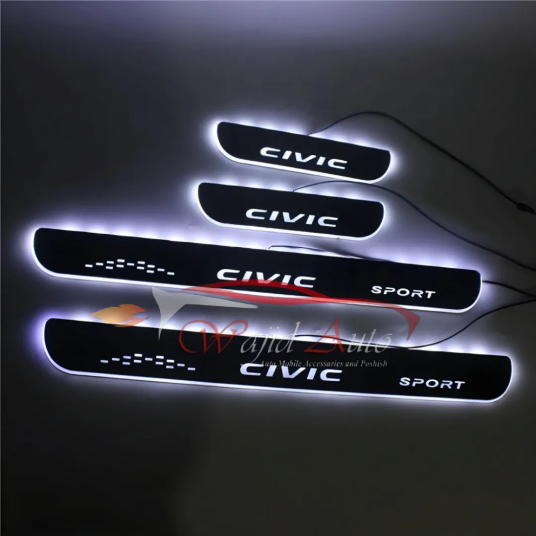 Honda Civic x 3D Running light sill plates