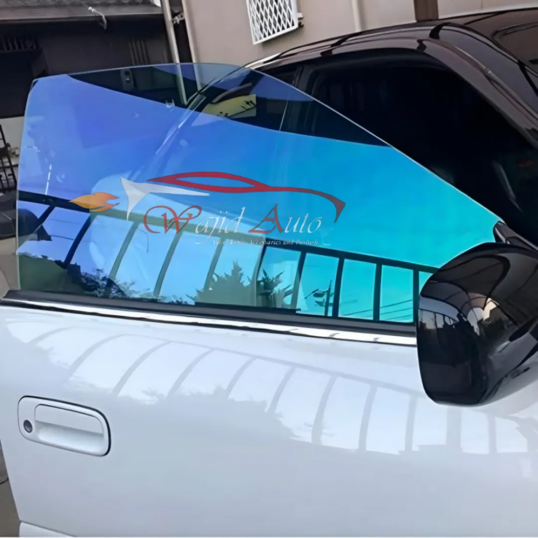 Chameleon blue solar tint film