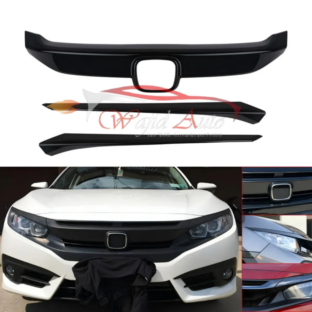 Honda civic x grill trim turbo style