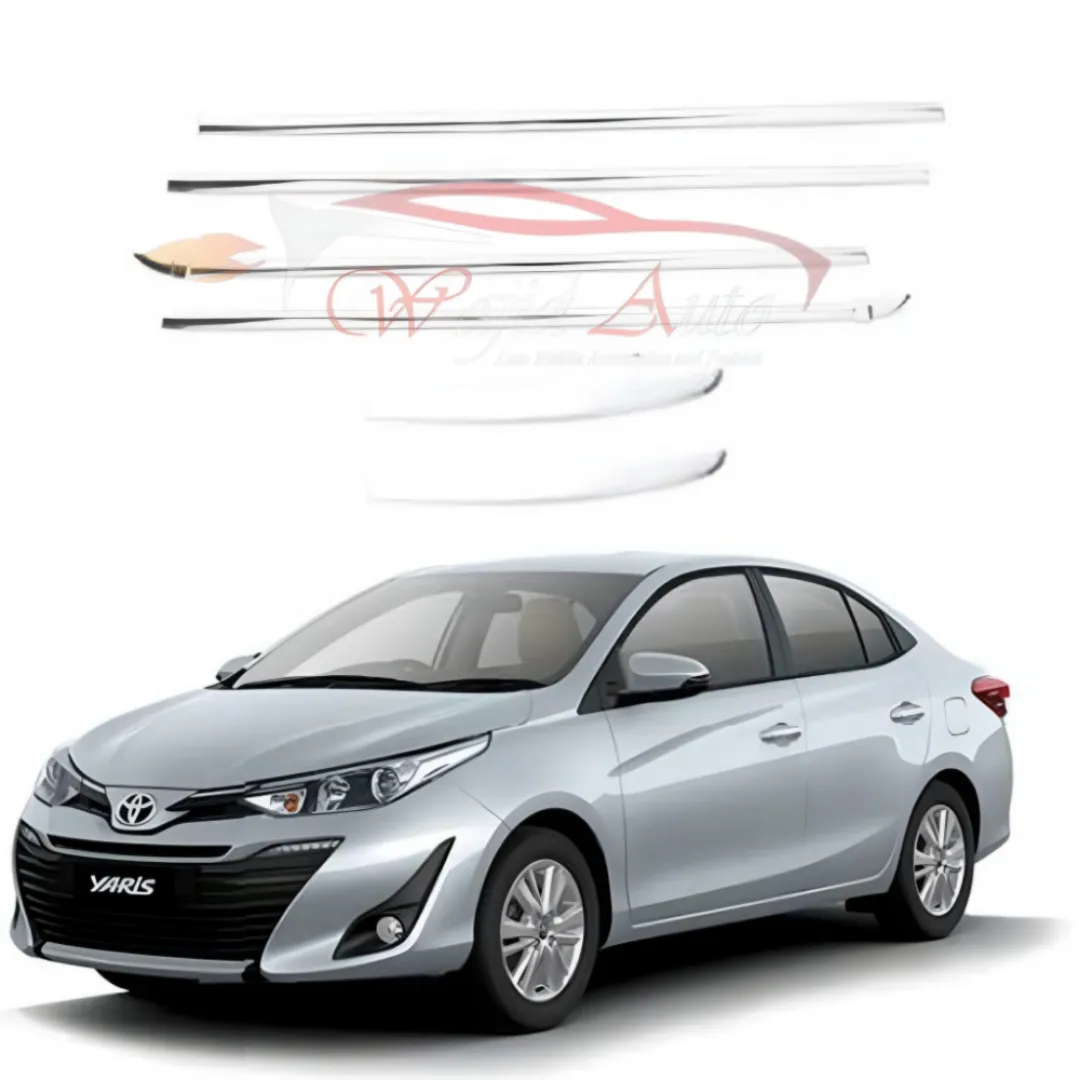 Toyota Yaris Chrome weather strips