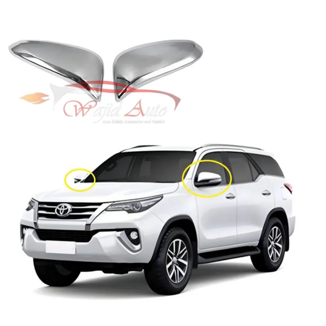 Fortuner rearview mirror chrome cover 2016-2020