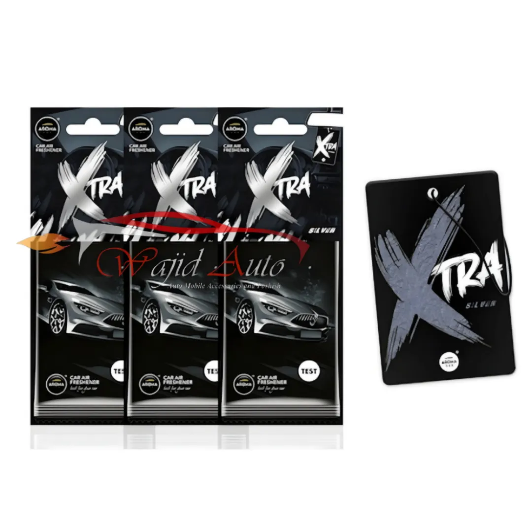 Aroma car air freshener card perfume Xtra black