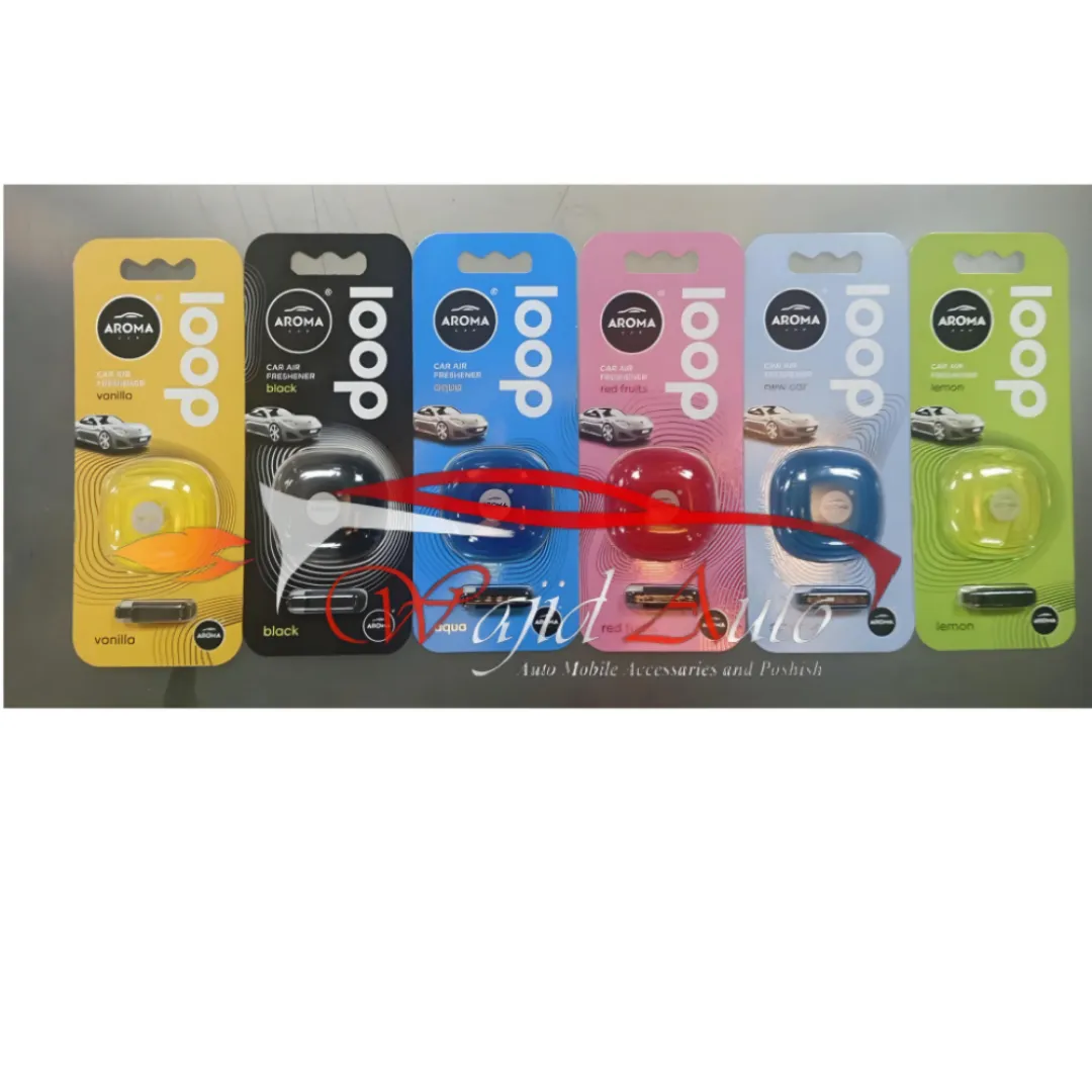 Aroma car air freshener loop gel mix for ac vent