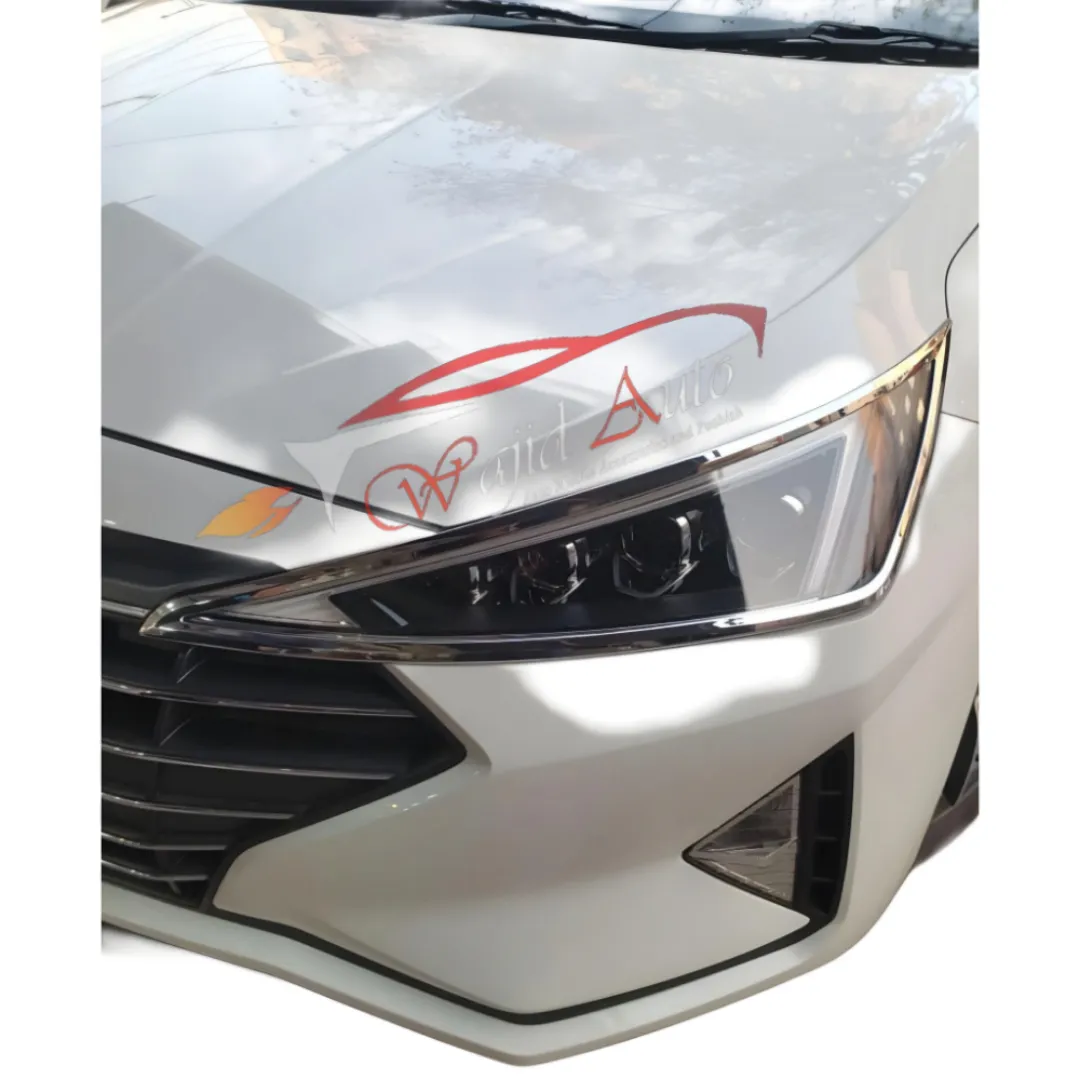 Hyundai elantra headlights chrome cover