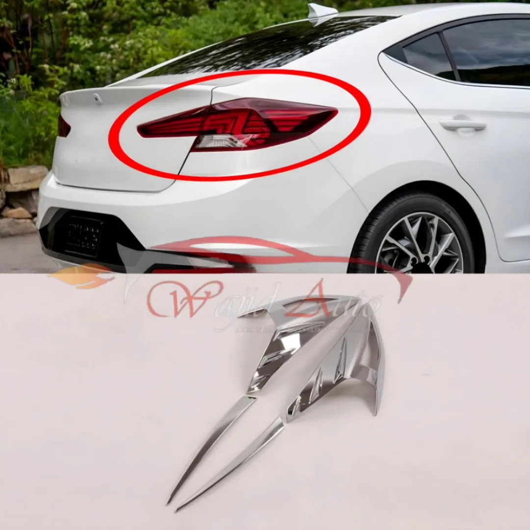 tail lights chrome trim hyundai elantra