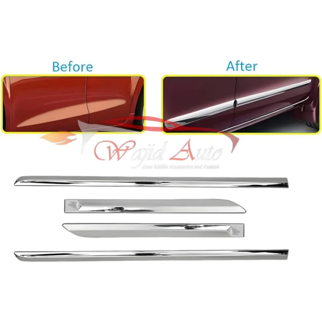 Honda city 2002-2008 chrome door molding