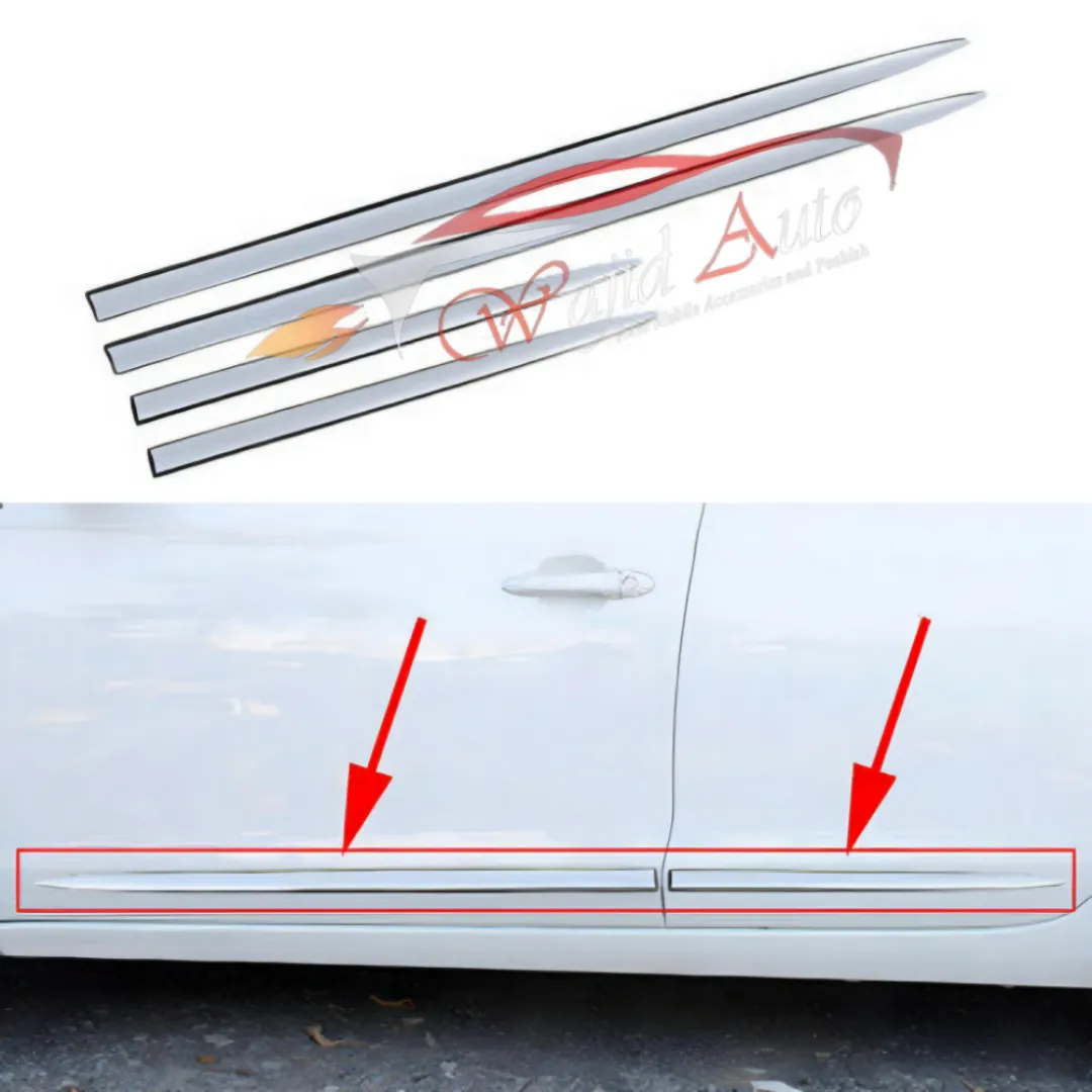 Toyota yaris door molding chrome