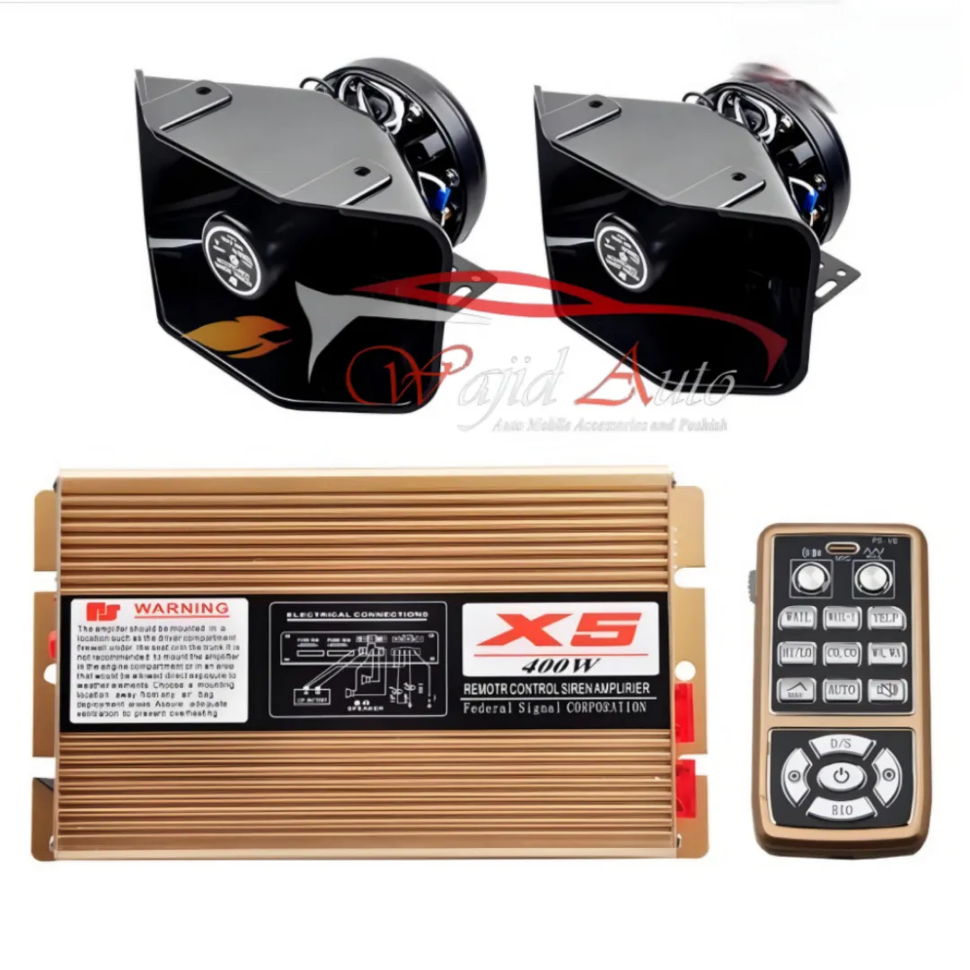 400 watt x5 siren dual speaker