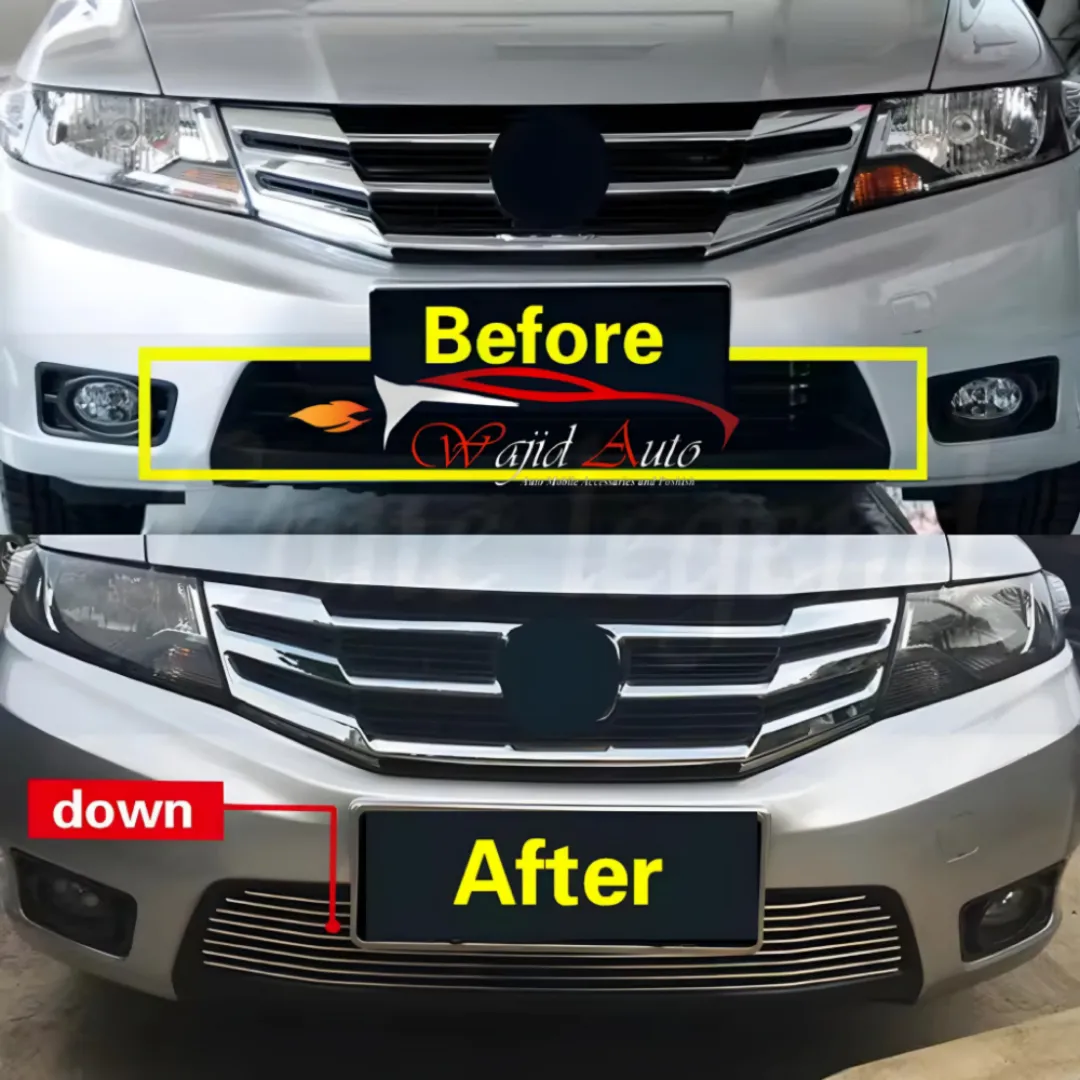 Bumper lower chrome grill city 2016-2022