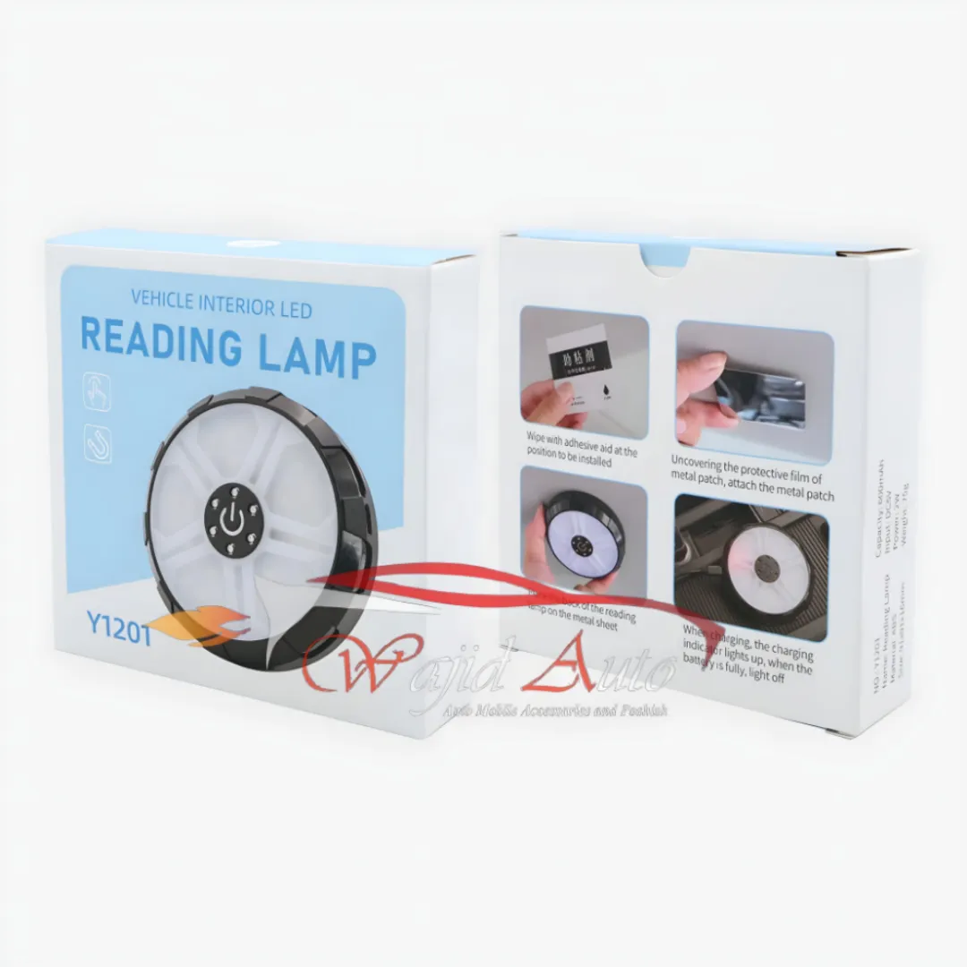 Emergency rechargeable car interior reading light