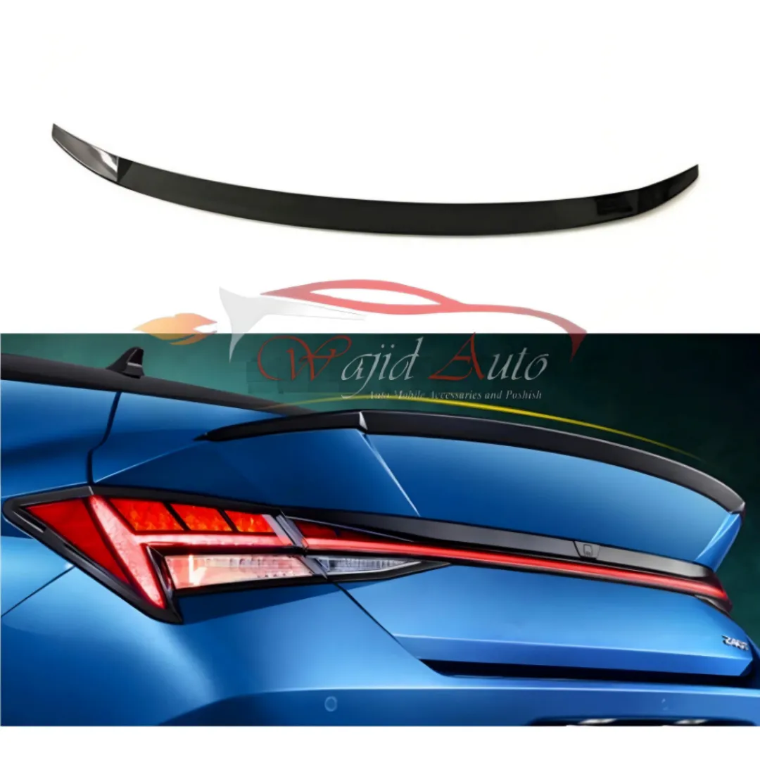 Hyundai elantra hybrid 2025 trunk spoiler abs