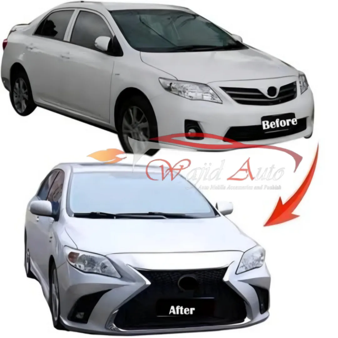 Toyota corolla 2009-2014 front bumper lexus style