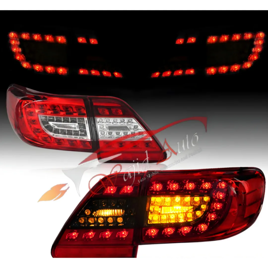 Toyota corolla 2012-2014 tail lights red