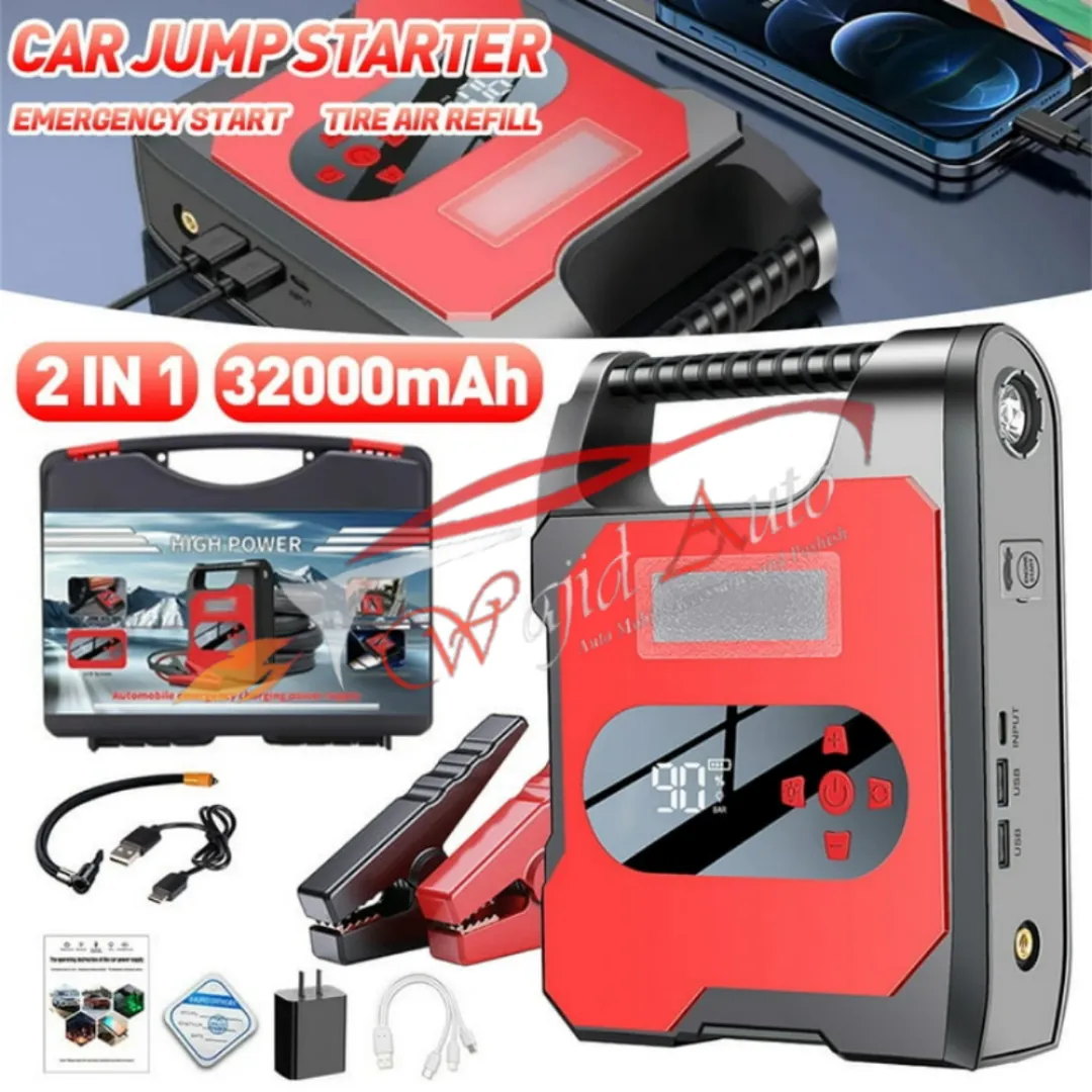 High power 32000MAH car jump starter