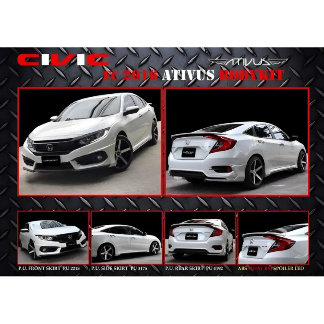 Honda Civic x ativus bodykit 4pc