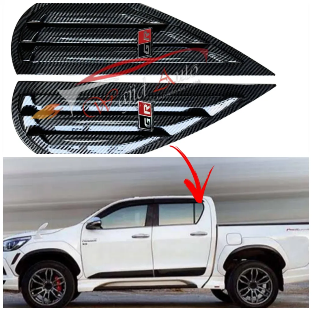 Quarter louver carbon fiber GR toyota hilux revo