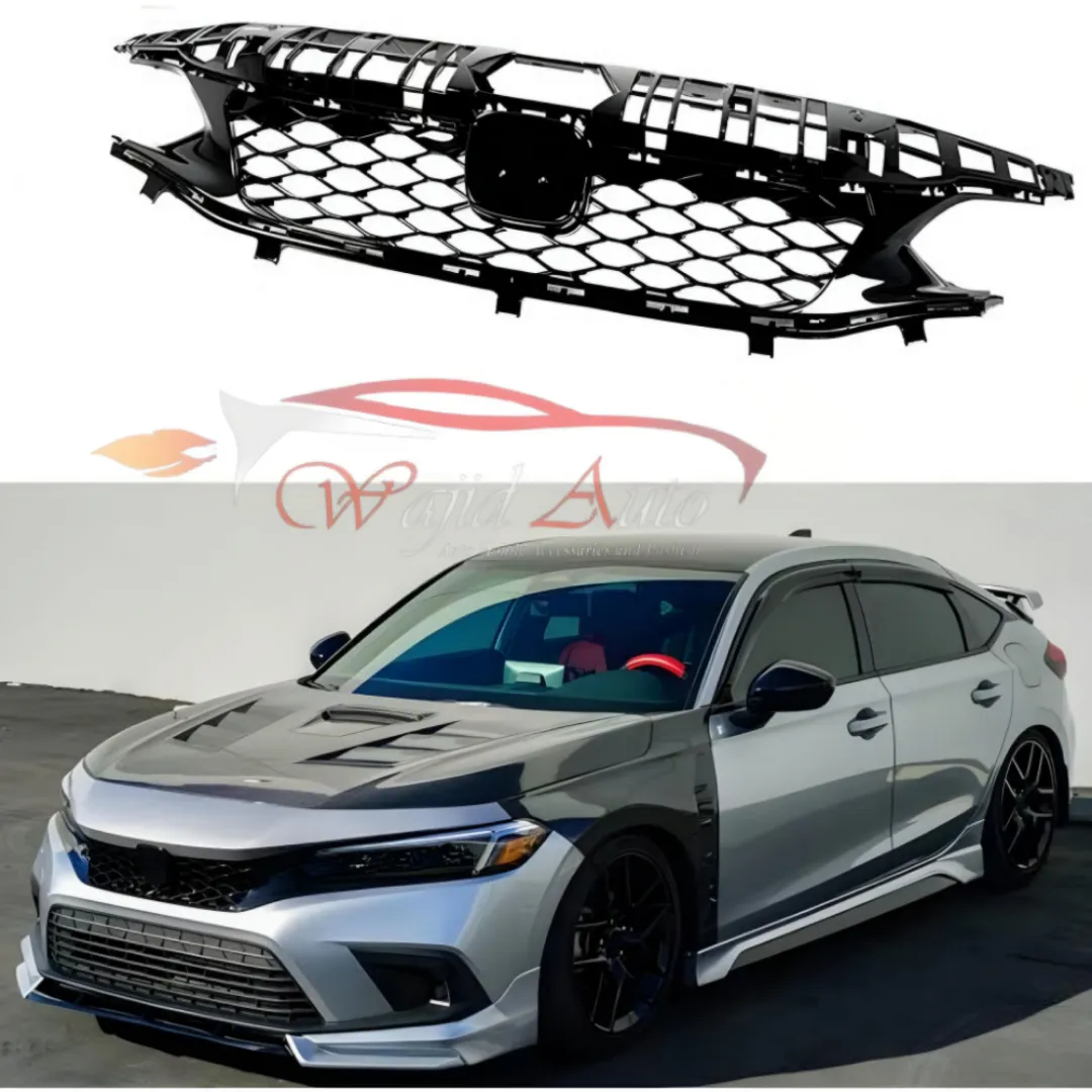 SI grill glossy black honda civic 2022-2025