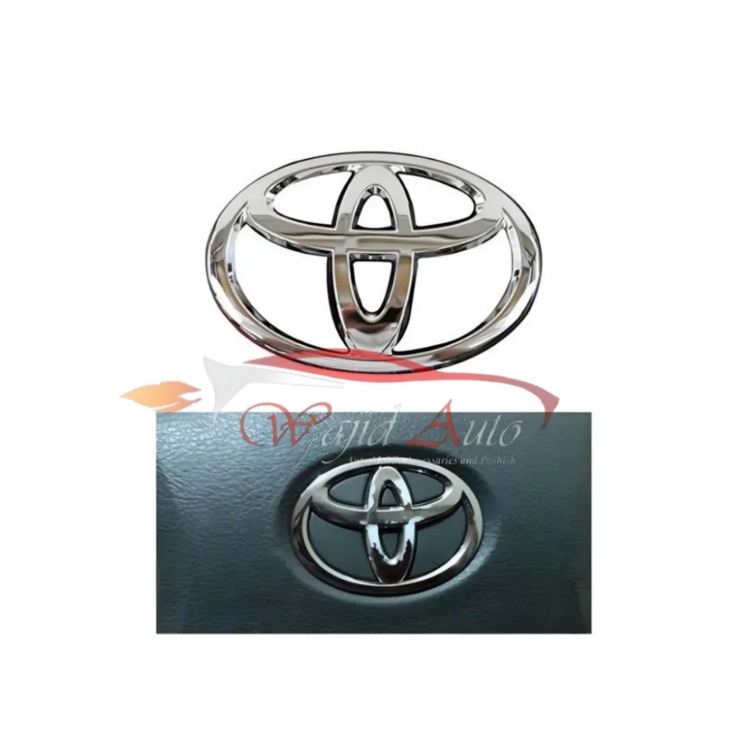 Toyota steering logo monogram emblem chrome