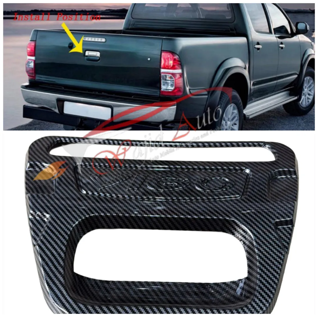 Vigo 2005 tailgate trim carbon fiber