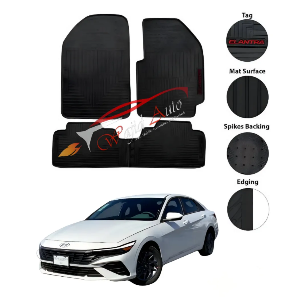 Hyundai elantra hybrid latex rubber floor mats