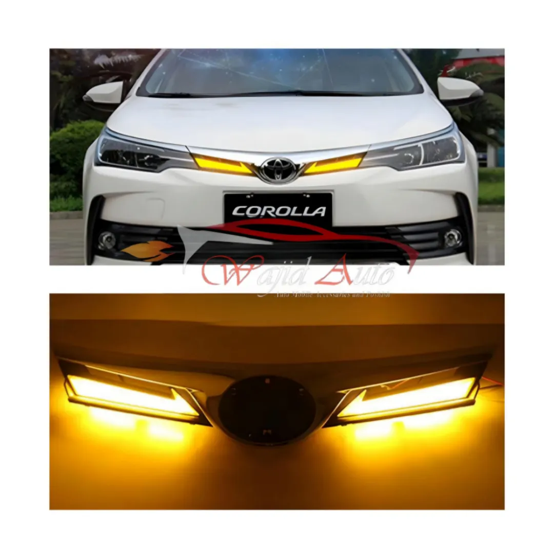 Toyota corolla 2017,2018,2019,2020,2021,2022,2023,2024,2025 front grill nike drl