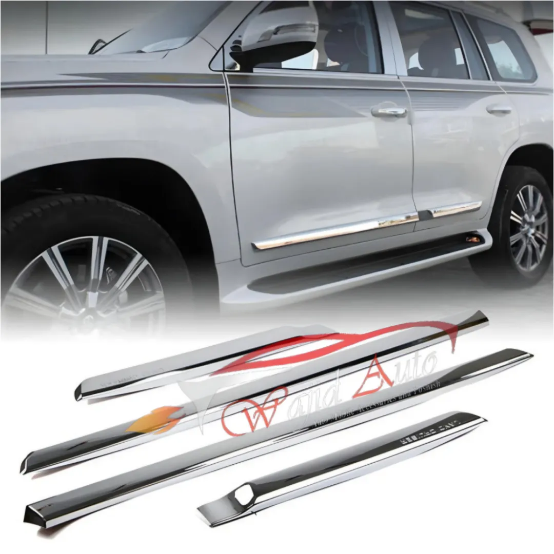 Toyota land cruiser lc200 door molding chrome