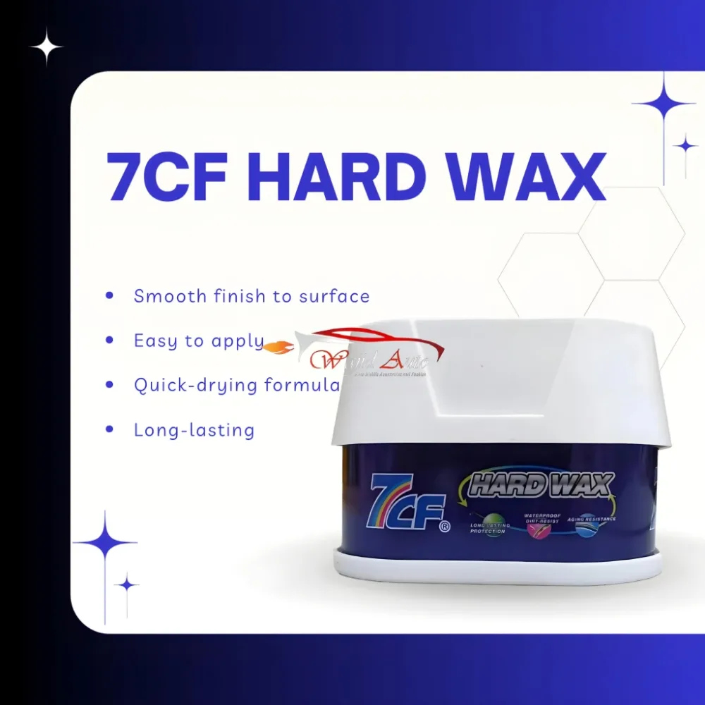 7CF hard wax for car body maintain long lasting colour shine