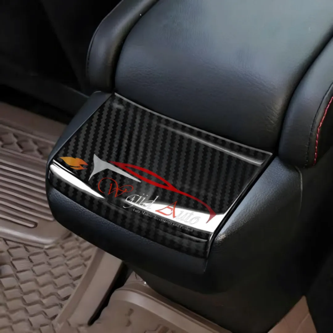 Honda civic x 2016,2017,2018,2019,2020,2021armrest rear cover carbon
