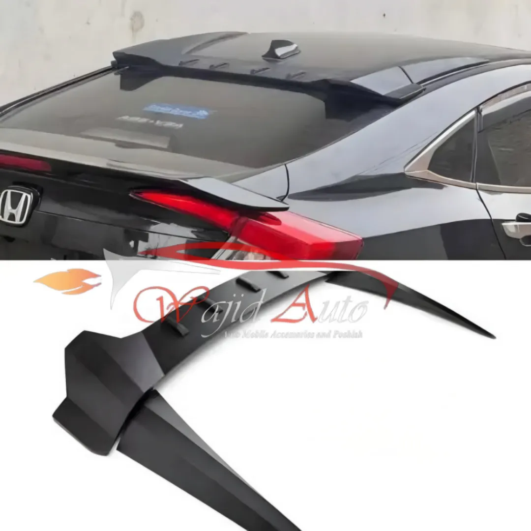 Honda civic x 2016,2017,2018,2019,2020 type r roof spoiler 3pc